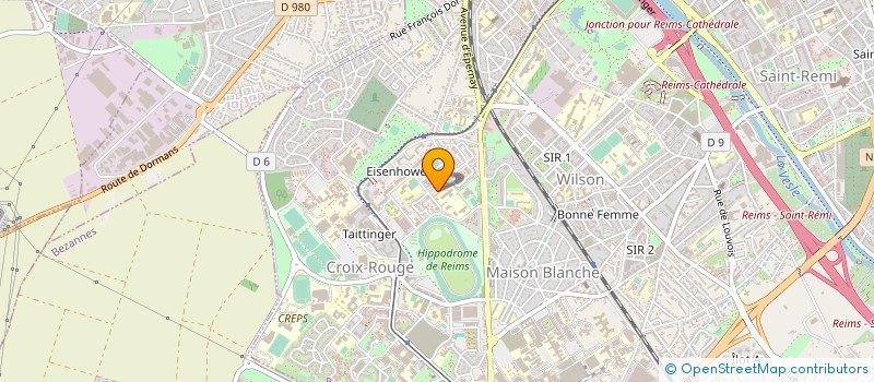 localisation de l'entreprise MADAME KARINE DESCANNEVELLE  REIMS