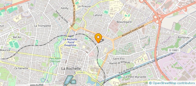 localisation de l'entreprise MADAME KARINE DESMETTRE  LA ROCHELLE