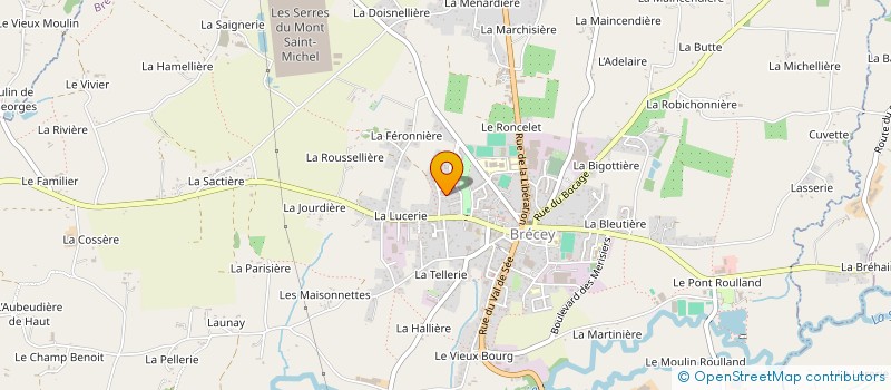 localisation de l'entreprise MADAME KARINE DESMOTTES  AVRANCHES