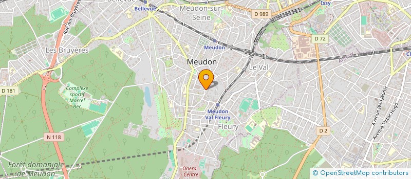 localisation de l'entreprise MADAME KARINE DESSALE  MEUDON