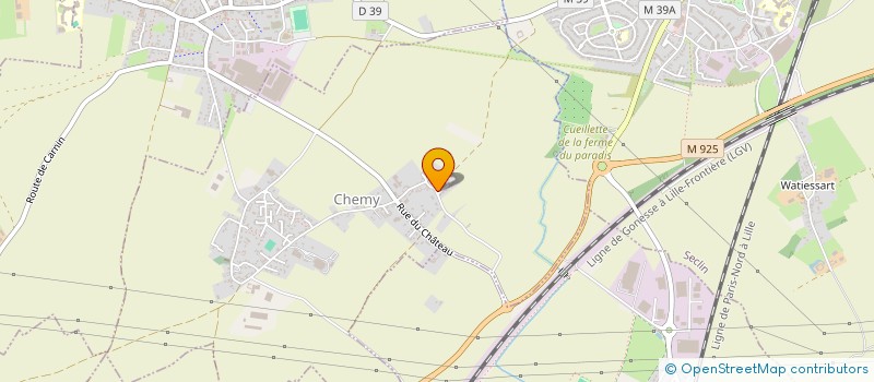 localisation de l'entreprise MADAME KARINE DETAVERNIER  CHEMY