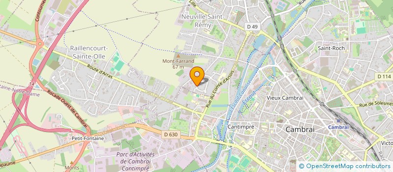 localisation de l'entreprise MADAME KARINE DEZETAVE  NEUVILLE-SAINT-REMY