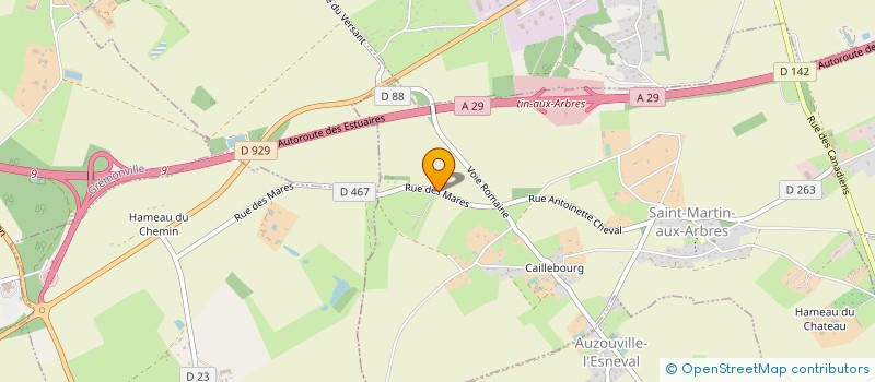 localisation de l'entreprise MADAME KARINE DIALLO  SAINT-MARTIN-AUX-ARBRES