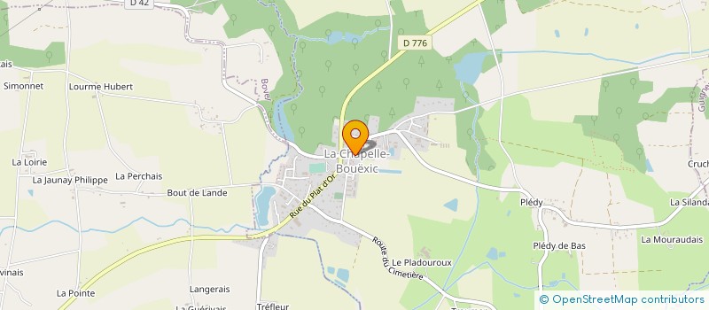 localisation de l'entreprise MADAME KARINE DIBON  LA CHAPELLE-BOUEXIC