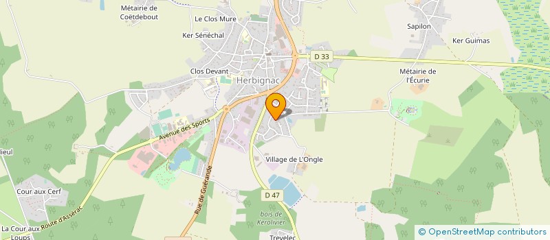 localisation de l'entreprise MADAME KARINE DINTZNER à HERBIGNAC