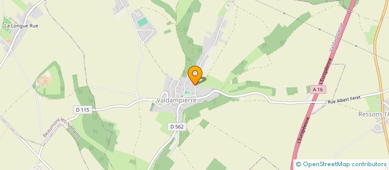 localisation de l'entreprise MADAME KARINE DOCHEZ  COYE-LA-FORET