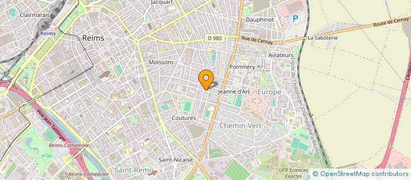 localisation de l'entreprise MADAME KARINE DOMESOR  REIMS