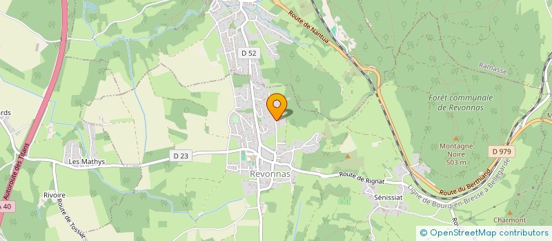 localisation de l'entreprise MADAME KARINE DONIN  REVONNAS