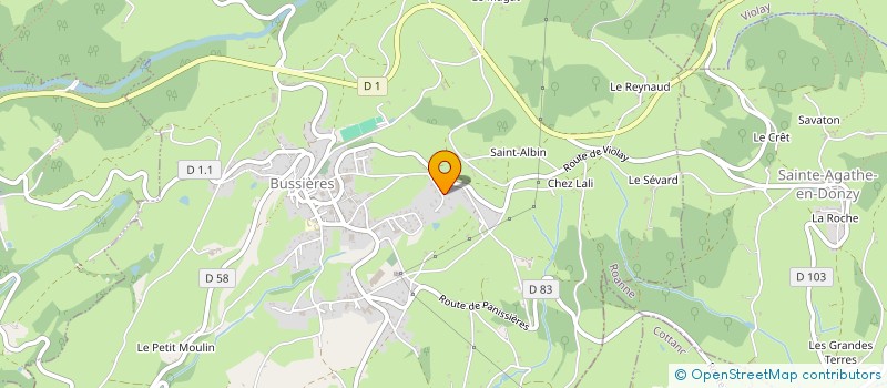 localisation de l'entreprise MADAME KARINE DOS SANTOS  BALBIGNY