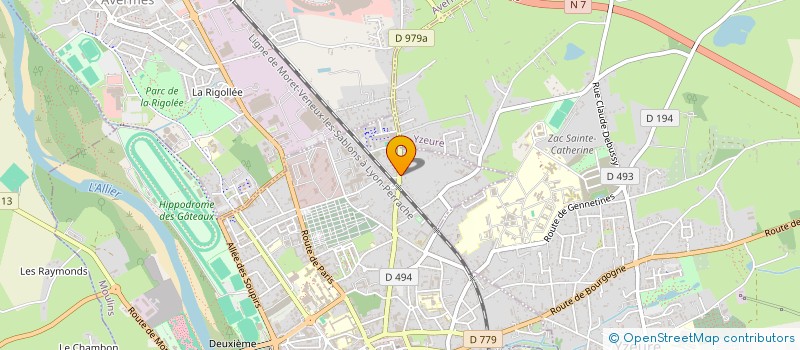 localisation de l'entreprise MADAME KARINE DOUET  MOULINS