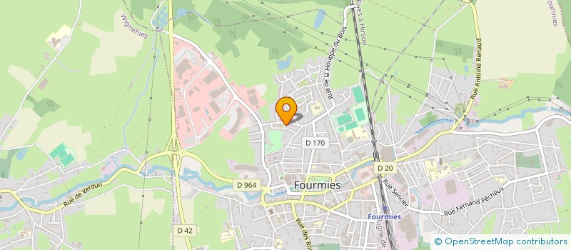 localisation de l'entreprise MADAME KARINE DOUILLARD  FOURMIES