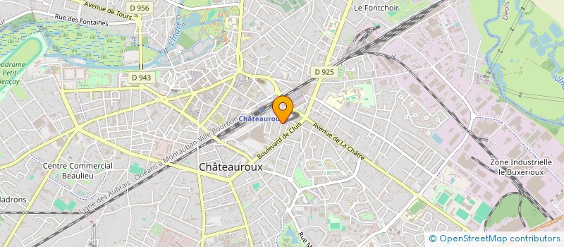 localisation de l'entreprise MADAME KARINE DREANO à CHATEAUROUX
