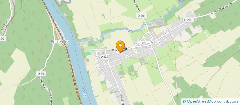localisation de l'entreprise MADAME KARINE DUBARRY  LIMETZ-VILLEZ