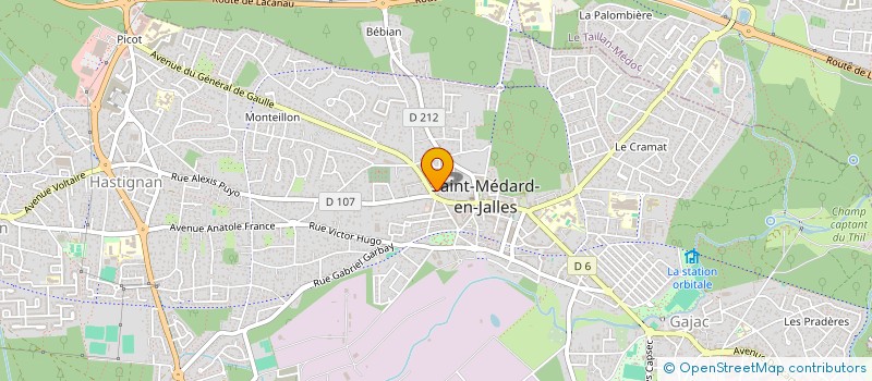 localisation de l'entreprise MADAME KARINE DUBOIS  SAINT-MEDARD-EN-JALLES