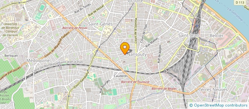localisation de l'entreprise MADAME KARINE DUBOIS à BORDEAUX