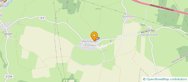 localisation de l'entreprise MADAME KARINE DUCHENE  REMILLY-LES-POTHEES