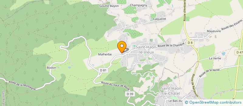 localisation de l'entreprise MADAME KARINE DUGUAY  SAINT-HAON-LE-VIEUX