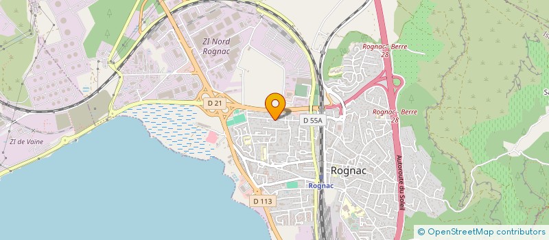 localisation de l'entreprise MADAME KARINE DUGUET  ROGNAC