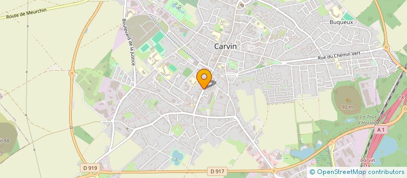 localisation de l'entreprise MADAME KARINE DUHAMEL  CARVIN