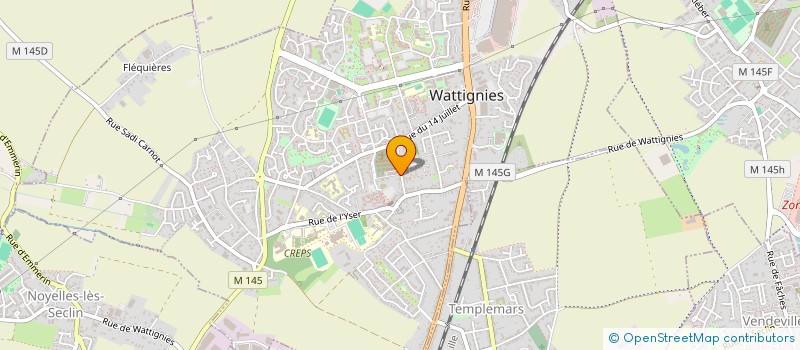 localisation de l'entreprise MADAME KARINE DUMONT  WATTIGNIES