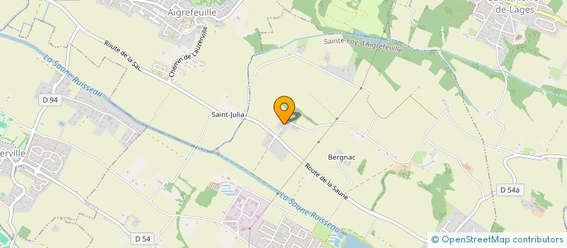 localisation de l'entreprise MADAME KARINE DUPONT  STE FOY D AIGREFEUILLE