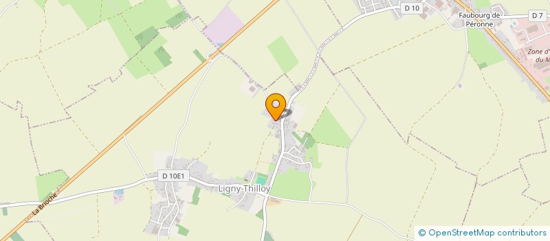 localisation de l'entreprise MADAME KARINE DUPONT  LIGNY-THILLOY