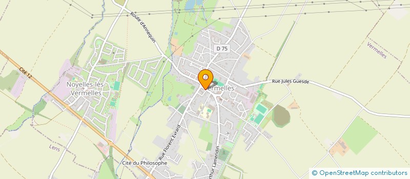 localisation de l'entreprise MADAME KARINE DURAISIN  VERMELLES