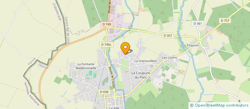 localisation de l'entreprise MADAME KARINE DURAND  CHAVEIGNES