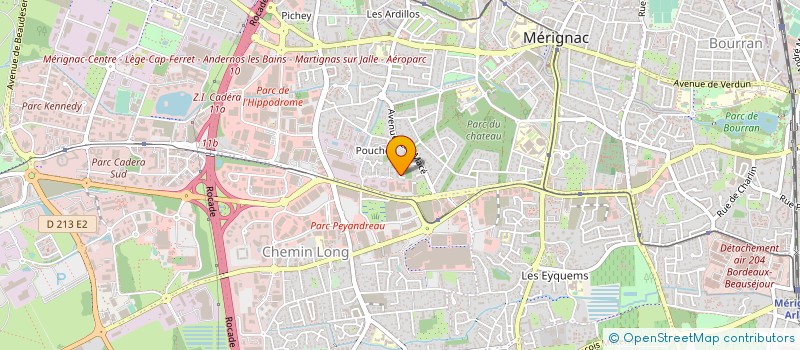localisation de l'entreprise MADAME KARINE DURDUX à MERIGNAC