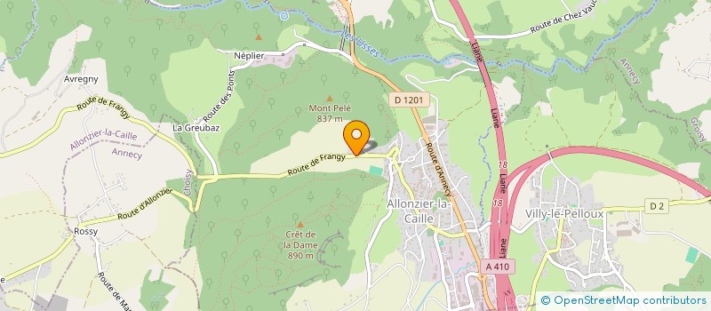 localisation de l'entreprise MADAME KARINE DUSONCHET  ALLONZIER-LA-CAILLE