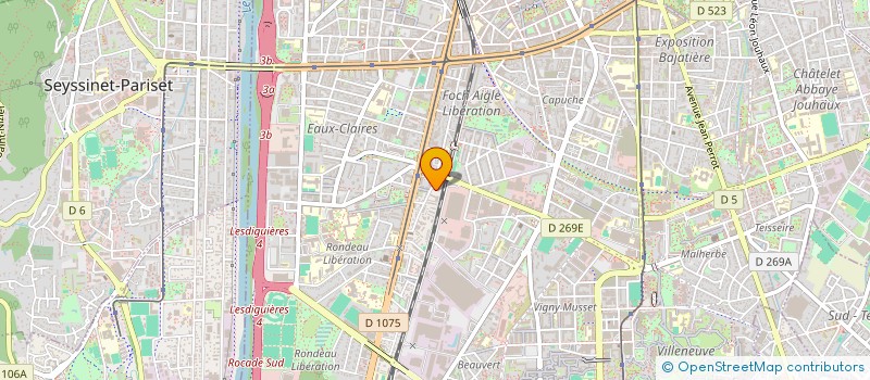 localisation de l'entreprise MADAME KARINE DUSSOUS à GRENOBLE