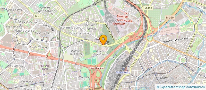 localisation de l'entreprise MADAME KARINE EDEL  STRASBOURG