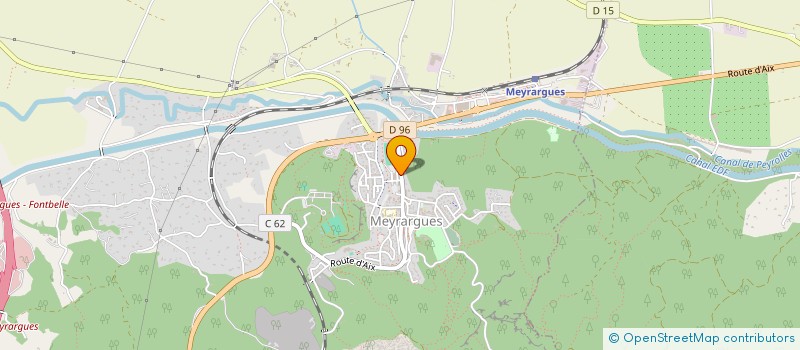 localisation de l'entreprise MADAME KARINE EGERSPERGER  MEYRARGUES