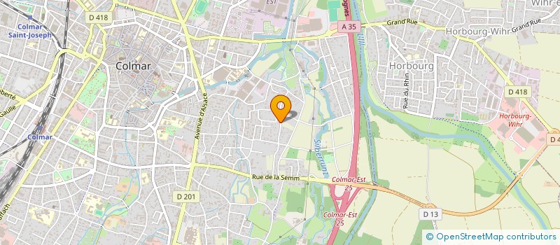localisation de l'entreprise MADAME KARINE EHRHART  COLMAR