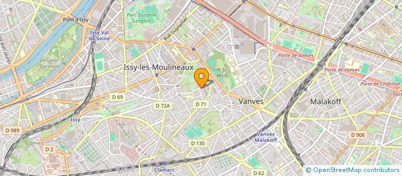 localisation de l'entreprise MADAME KARINE ELSENER à ISSY-LES-MOULINEAUX