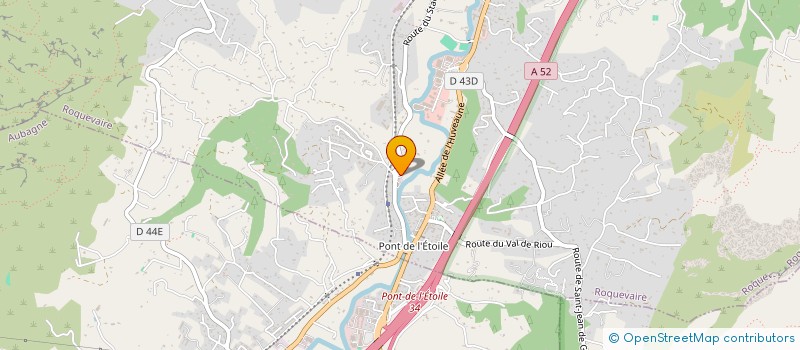 localisation de l'entreprise MADAME KARINE ESCOFFIER  ROQUEVAIRE