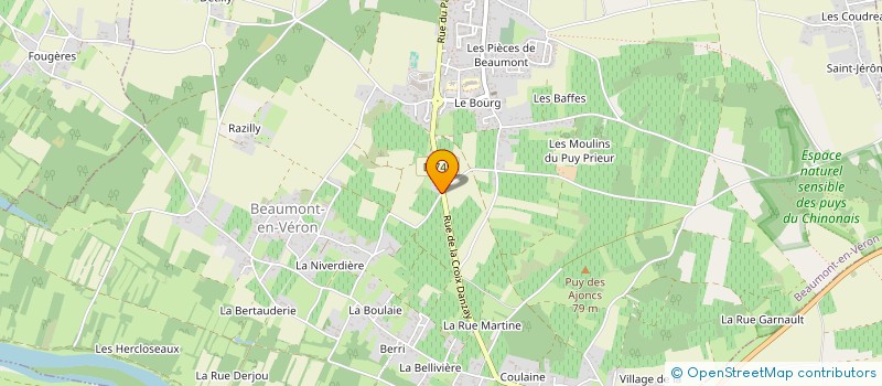 localisation de l'entreprise MADAME KARINE ESNAULT  BEAUMONT-EN-VERON