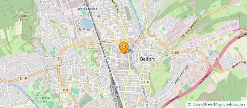 localisation de l'entreprise MADAME KARINE ESTIVALET  BELFORT