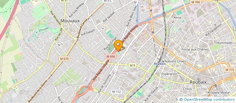 localisation de l'entreprise MADAME KARINE FACHE  TOURCOING