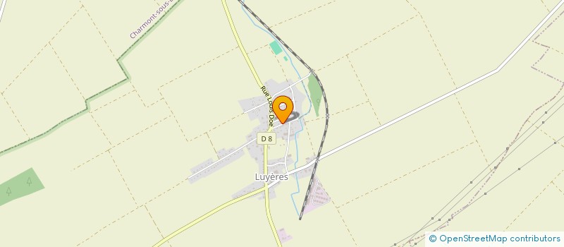 localisation de l'entreprise MADAME KARINE FALLET  LUYERES