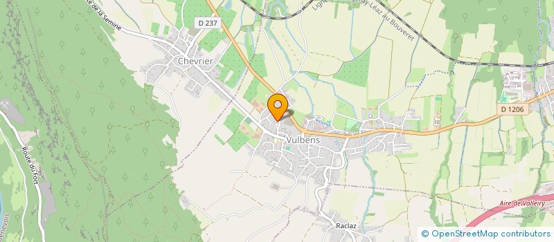 localisation de l'entreprise MADAME KARINE FAURE  VULBENS