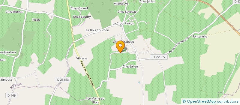 localisation de l'entreprise MADAME KARINE FAVREAU  SAINT-EUGENE