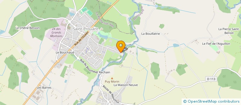 localisation de l'entreprise MADAME KARINE FERCHAUD  SAINT-PAULET-DE-CAISSON