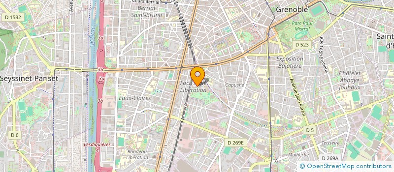 localisation de l'entreprise MADAME KARINE FERNANDEZ à GRENOBLE