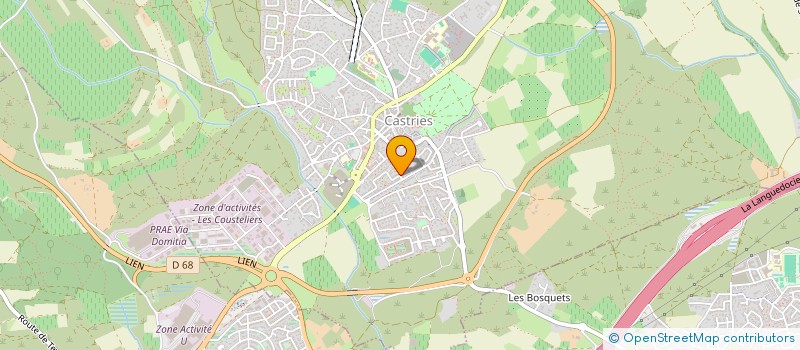 localisation de l'entreprise MADAME KARINE FERRANDIS  CASTRIES