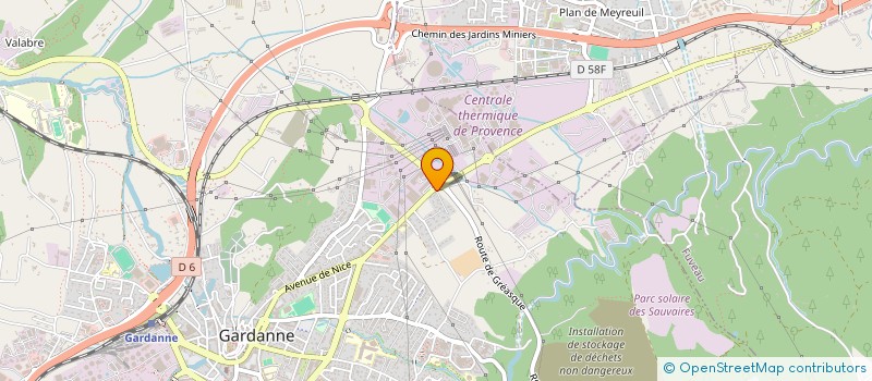 localisation de l'entreprise MADAME KARINE FERRER  GARDANNE