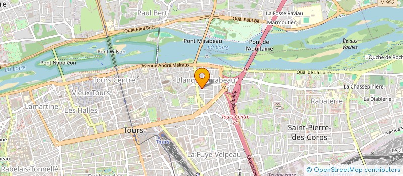 localisation de l'entreprise MADAME KARINE FETTER  TOURS