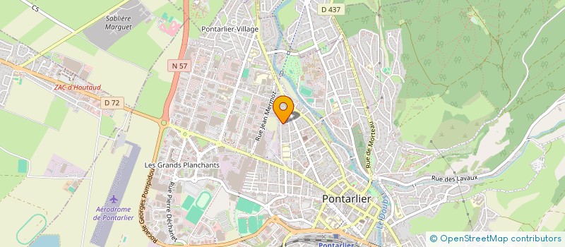 localisation de l'entreprise MADAME KARINE FICHET à PONTARLIER