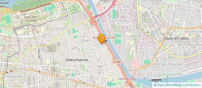 localisation de l'entreprise MADAME KARINE FIORE  VILLEURBANNE