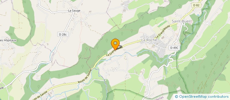 localisation de l'entreprise MADAME KARINE FLAMBEAUX  SAINT-BUEIL